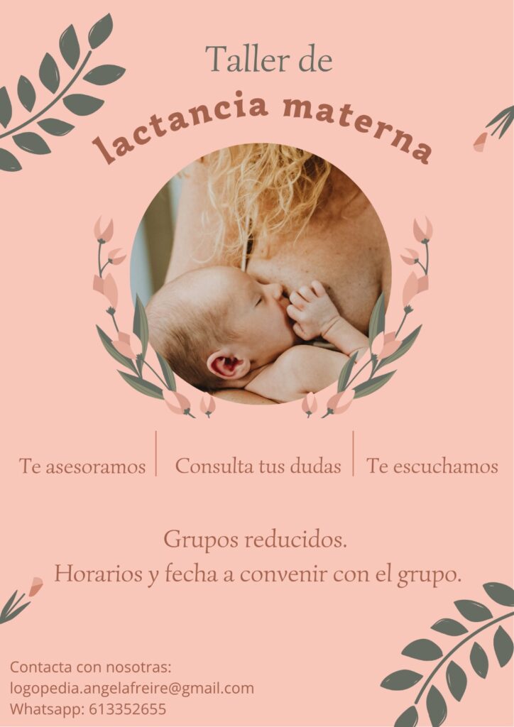 afiche taller de lactancia